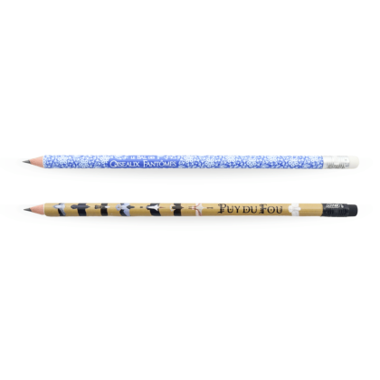 Crayon bois bleu et marron le Bal des Oiseaux Fantômes - horizontal
