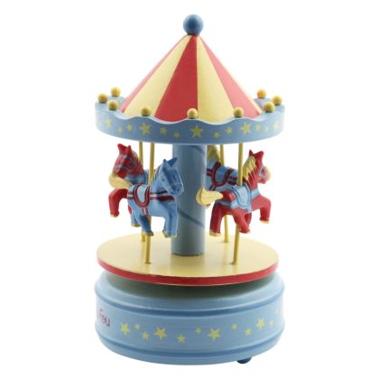 Carrousel musical bleu
