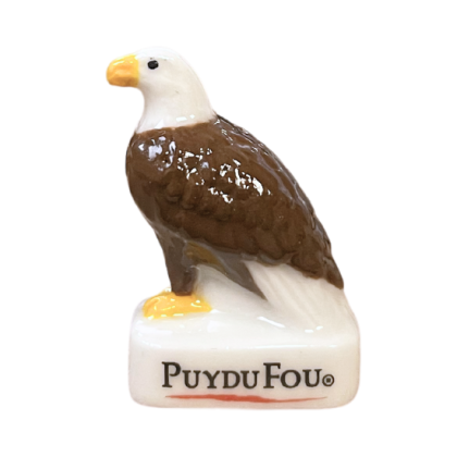 Fève Aigle en porcelaine du Puy du Fou