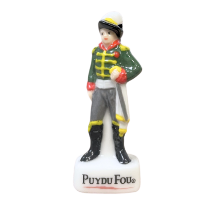Fève Charette en porcelainedu Puy du Fou