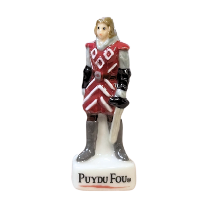 Fève Tristan en porcelaine du Puy du Fou