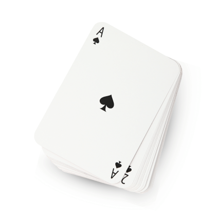 Jeu de cartes armoiries - recto des cartes