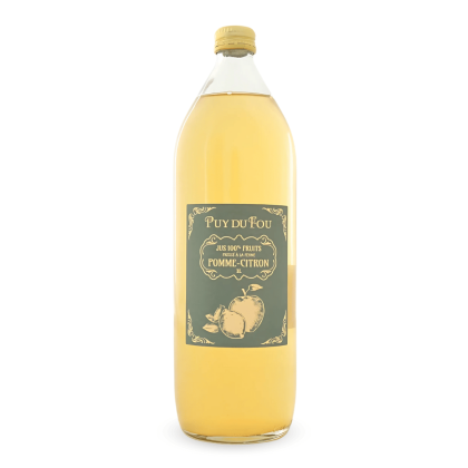 Jus de pomme-citron - bouteille de face