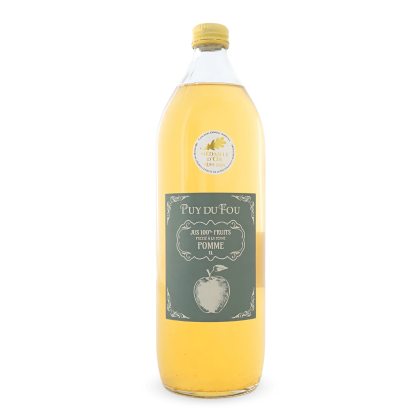 Jus de pomme médaille d'or Paris 2025 - bouteille de face