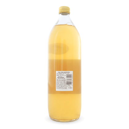 Jus de pomme médaille d'or Paris 2025 - bouteille de dos