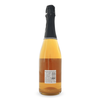 Jus de pomme pétillant - bouteille de dos