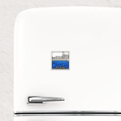 Magnet château miroir - sur frigo