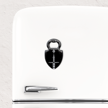 Magnet décapsuleur Epée du Roi Arthur - sur frigo