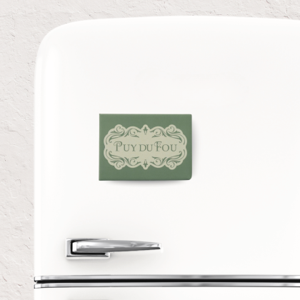 Magnet Puy du Fou 1900 vert - sur frigo