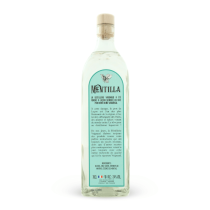 Mentilla menthe glaciale - bouteille de dos