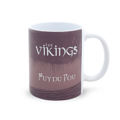 Mug loup marron - face texte