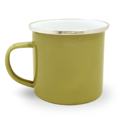 Mug kaki en émail Vikings - Puy du Fou