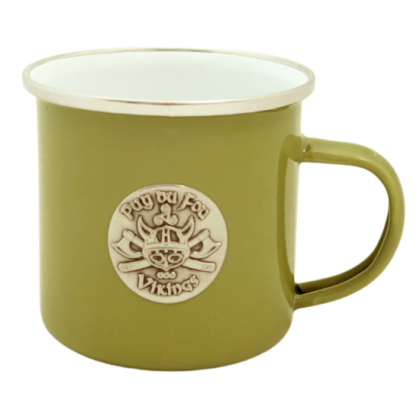 Mug émail Kaki Vikings Puy du Fou