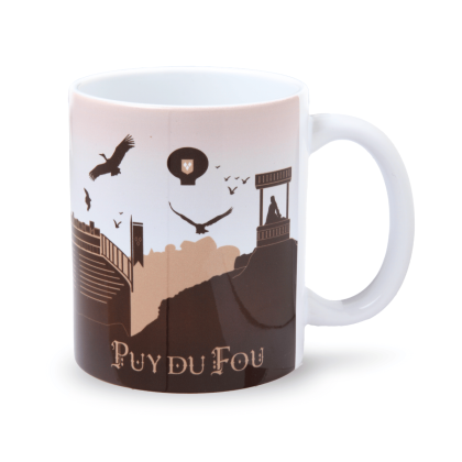 Mug marron Le Bal des Oiseaux Fantômes - mug de dos