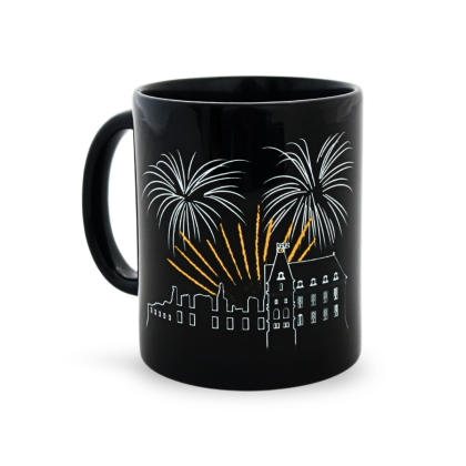 Mug noir la Cinéscénie - mug de face
