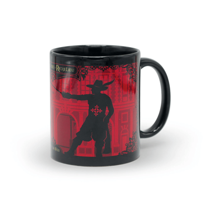 Mug noir et rouge Mousquetaire