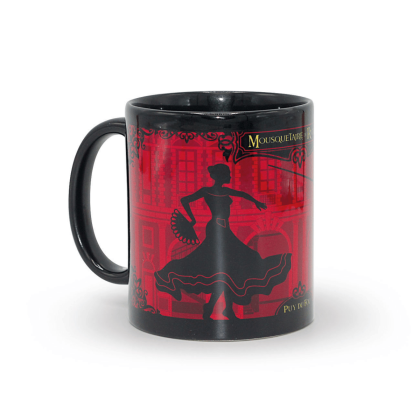 Mug noir et rouge Mousquetaire