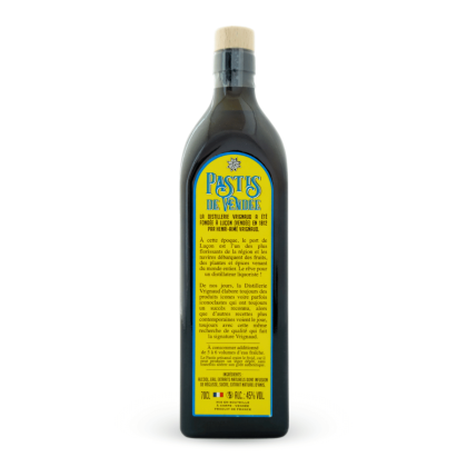 Pastis de Vendée - bouteille de dos