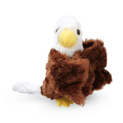 Peluche Aigle clap - bracelet enroulé