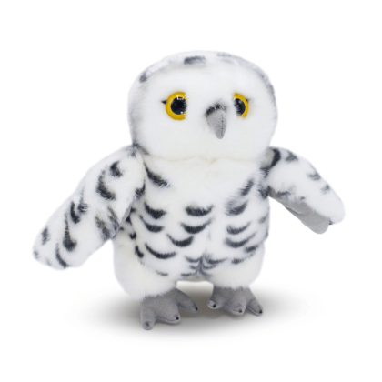 Peluche chouette Noire et blanche Bal des oiseaux Puy du Fou