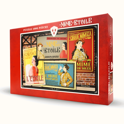 Puzzle le Mime et l'Etoile 1000 pièces - de face 3/4