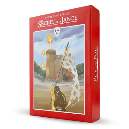 Puzzle le Secret de la Lance 500 pièces - de face 3/4