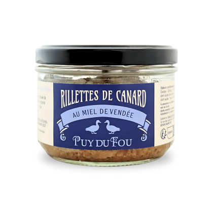Rillettes de canard au miel de Vendée - produit de face