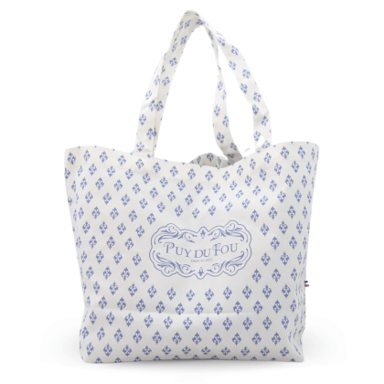 Sac shopping Puy du Fou 1900 bleu