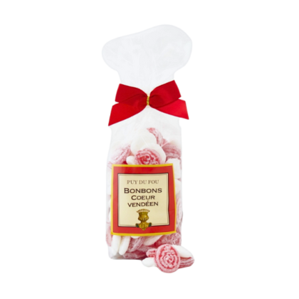 Sachet de bonbons coeur vendéen du Puy du Fou 250g