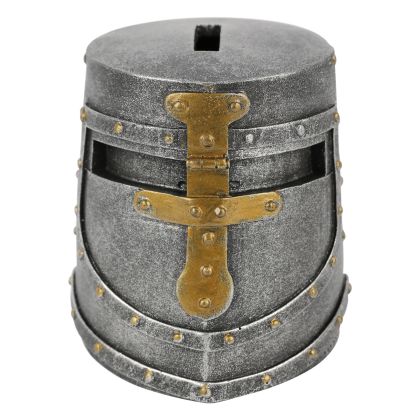 Face tirelire casque chevalier
