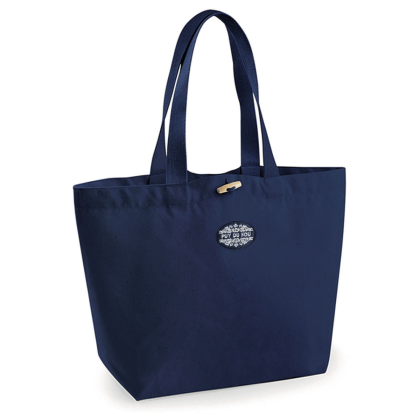 Grand sac shopping bleu marine Puy du Fou