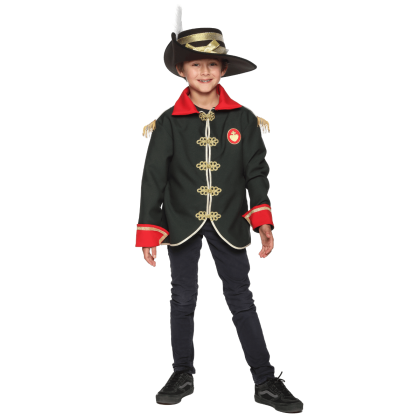 Veste déguisement Charette + chapeau porté de face