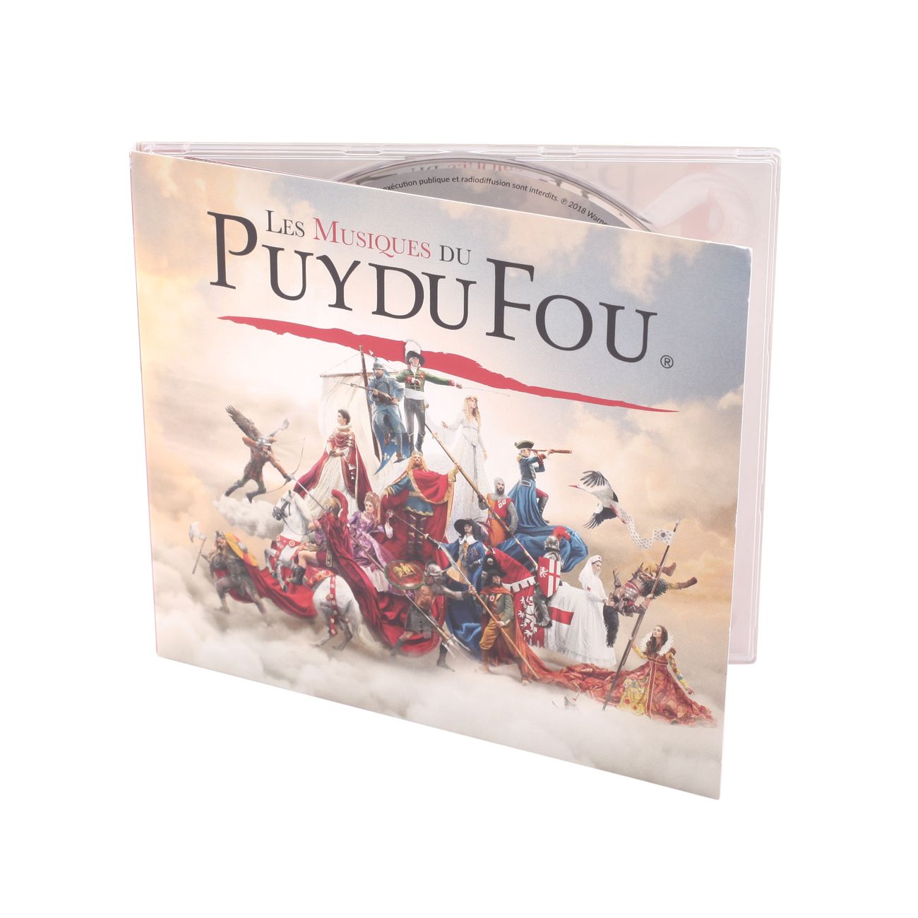 Face CD Les musiques du Puy du Fou