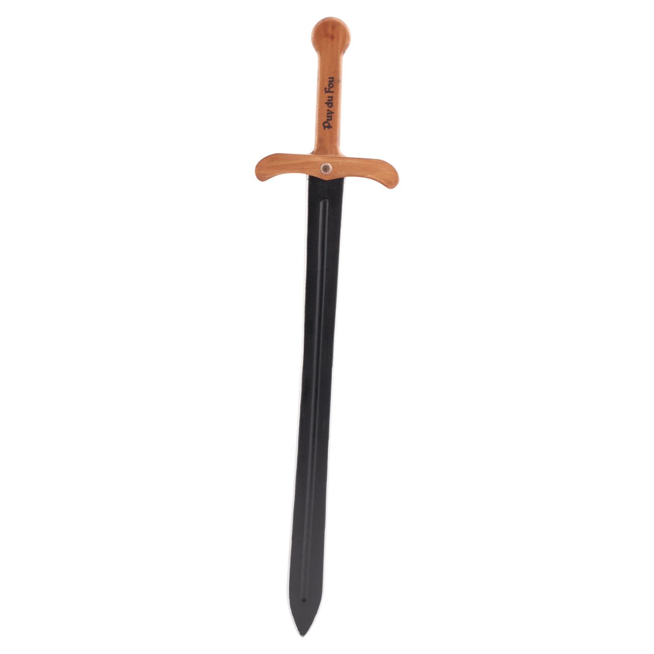 Épée en bois noire chevalier