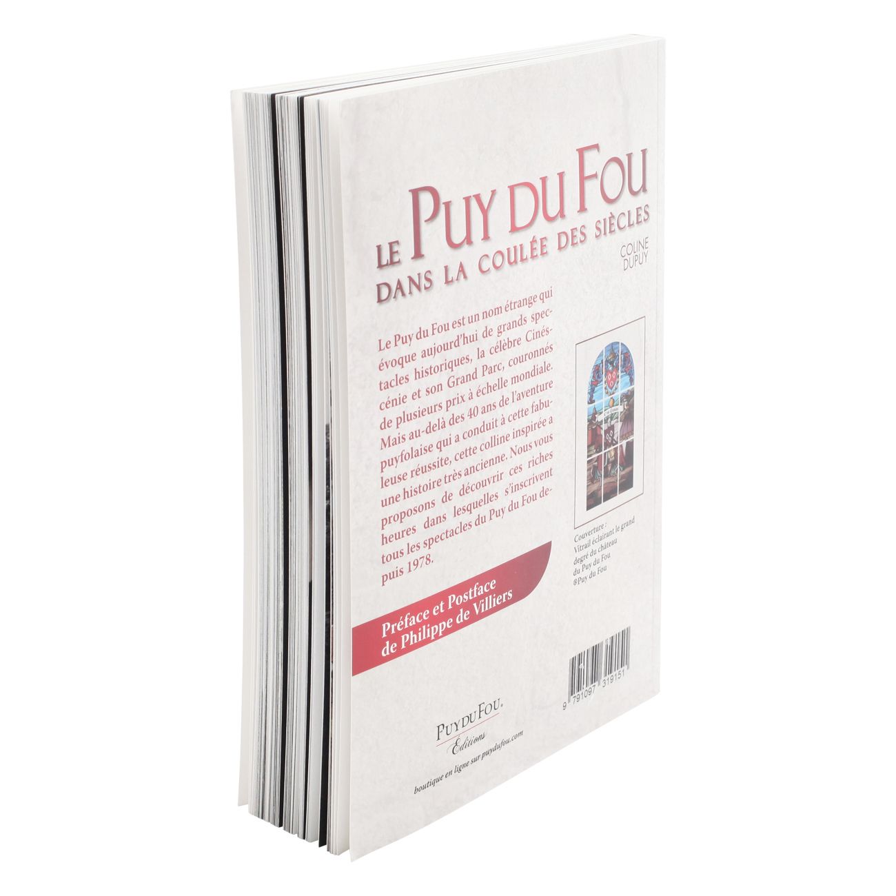 Dos livre Puy du Fou dans la coulée des siècles