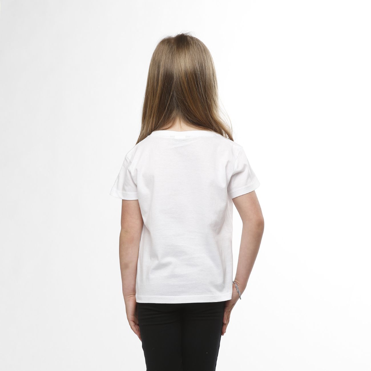 Dos t-shirt enfant blanc Marguerite