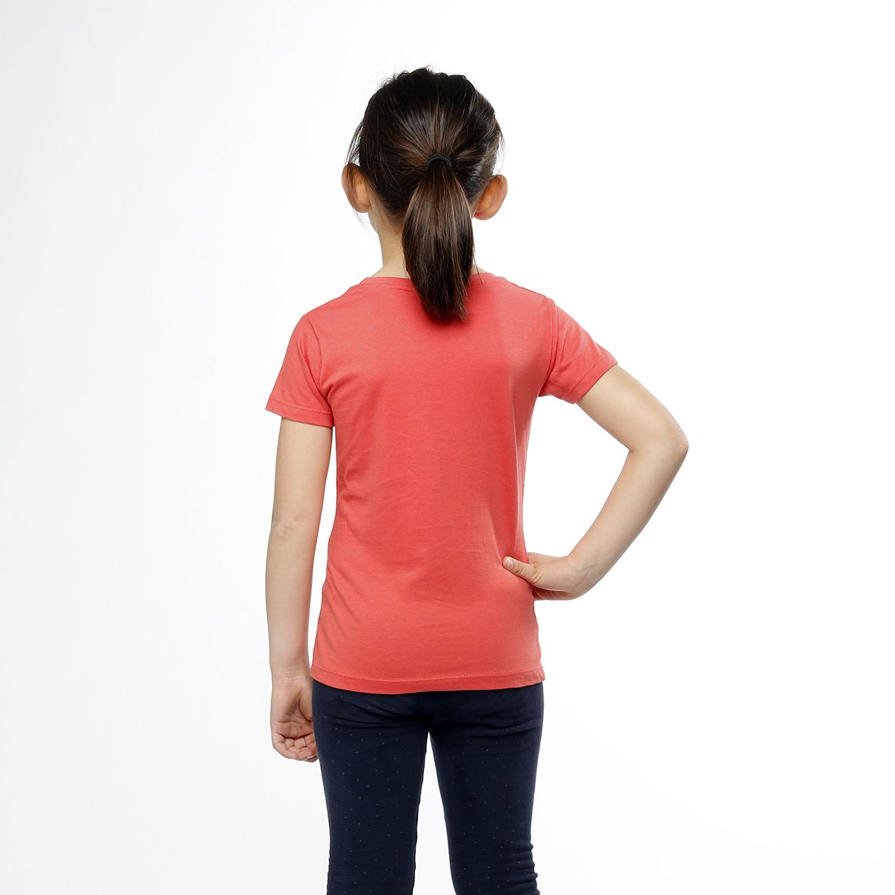 Dos porté t-shirt enfant rouge Sérafina