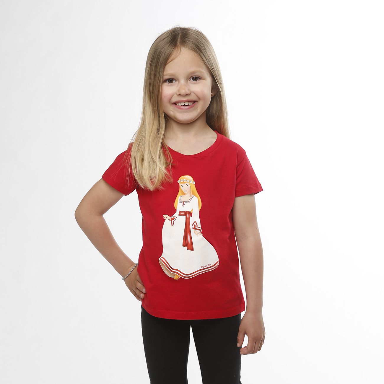 T-shirt enfant rouge Sybèle