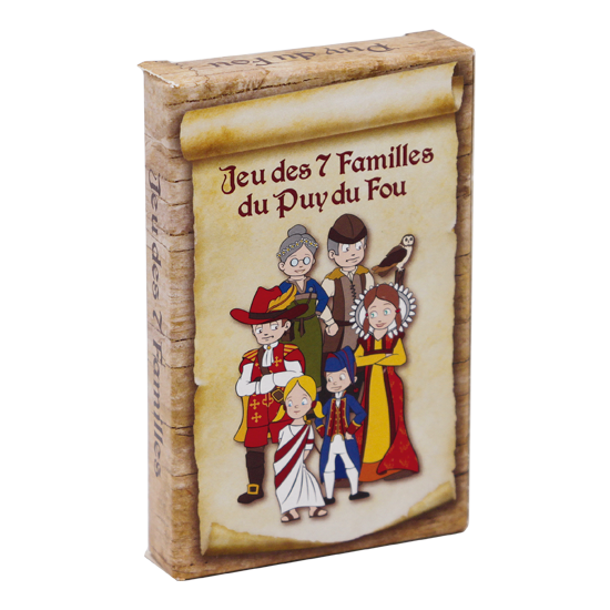 Jeu 7 familles les Personnages du Puy du Fou