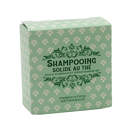 Shampoing solide au thé