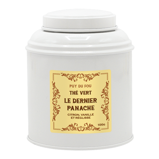 Boîte de thé vert citron, vanille et réglisse Le Dernier Panache ...