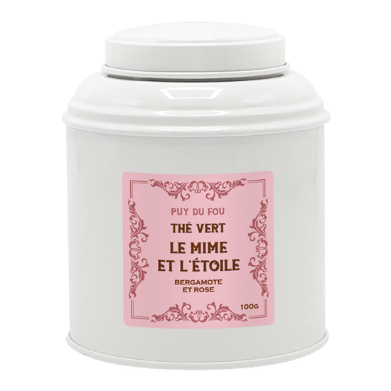 Boîte de thé vert bergamote et rose Le Mime et l'Étoile - Boutique Puy ...