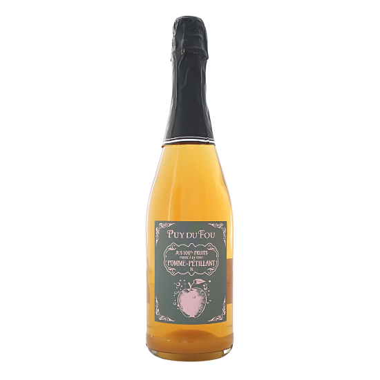 Jus de pomme pétillant