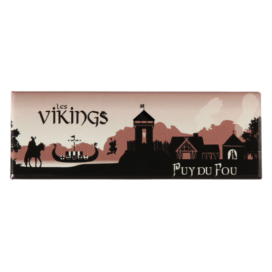 Magnet marron les Vikings