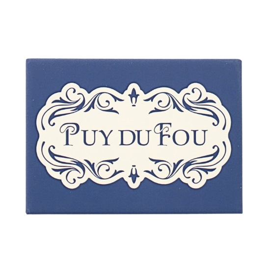 Magnet Puy du Fou 1900 bleu