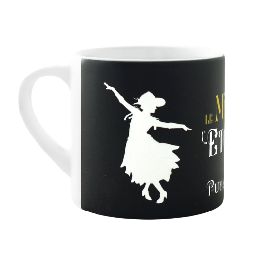 Mini mug noir le Mime et l'Etoile