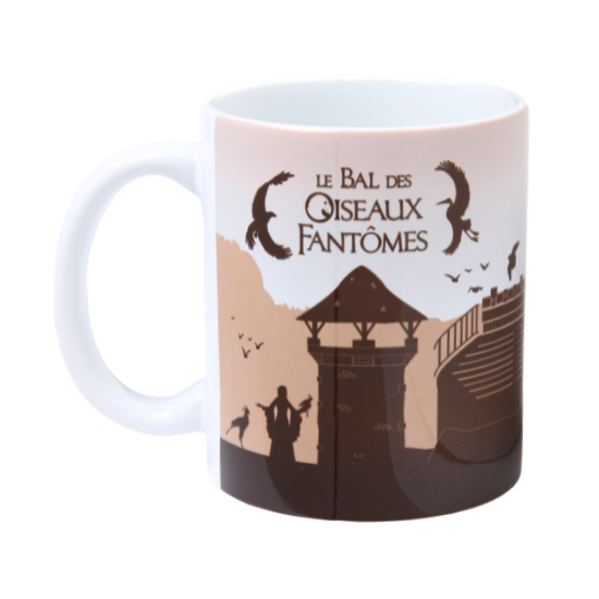Mug marron Le Bal des Oiseaux Fantômes