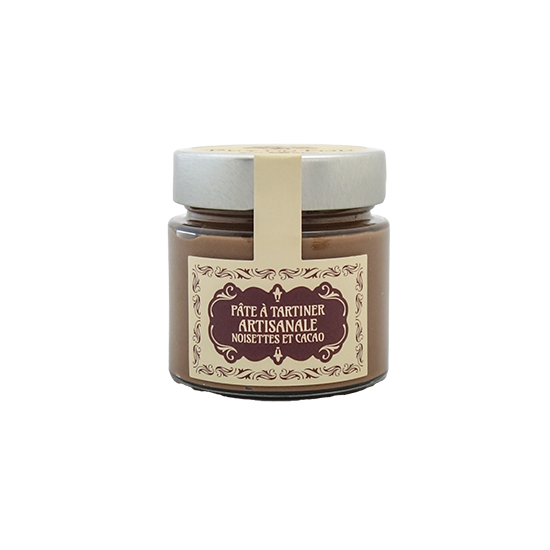 Pâte à tartiner cacao et noisettes