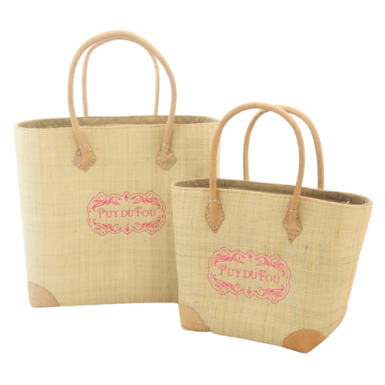 Panier Puy du Fou 1900 rose