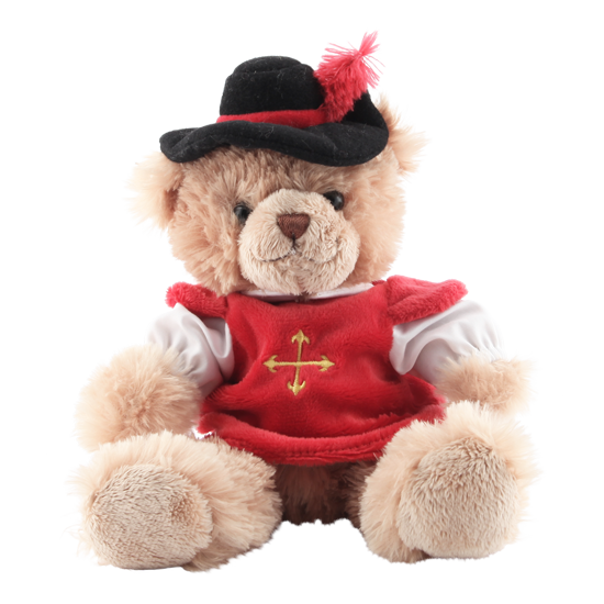 Peluche ours Mousquetaire